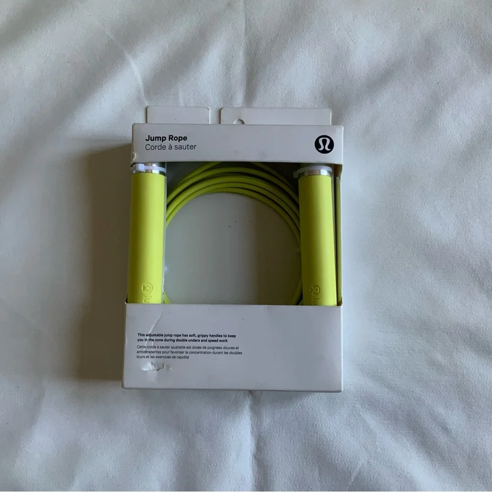 Lululemon Athletica Yellow Jump Rope - Picture 1 of 6